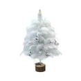 thumbnail image 1 of Twfbrm Mini Christmas Tree, Artificial Small Christmas Tree with Lights, Tabletop Christmas Tree with Hat Treetop,Bow Boxes and Ball Ornaments for DIY Christmas Decoration, 1 of 7