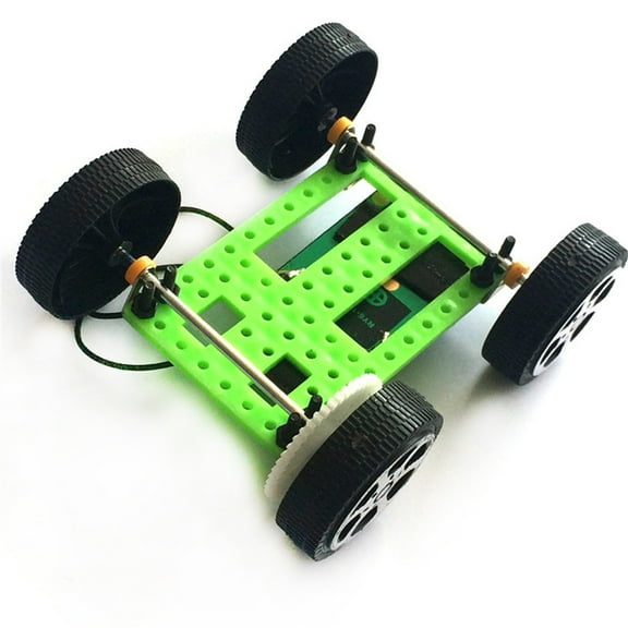Twfbrm Mini Solar Car Kit - Make Your Own Solar Powered Car - Educational DIY Science Activity Gadget Hobby Funny