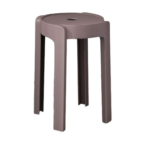 Twfbrm Modern Plastic Stool, Round Stackable Chair, Home Chairs Flexible Seating for Home, Office, Classroom, Shower Waterproof for Indoor/Outdoor
