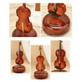 thumbnail image 1 of Twfbrm Music Box, Creative Music Box Piano Violin with Rotating Musical Base, Classical Music Box Mini Replica Instrument Crafts, Great Gift for 5-12 Boys Girls Birthday Christmas New Year, 1 of 1