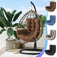 thumbnail image 1 of Twfbrm Patio Hammock Swing Chair Cushion, 49"x20" Hanging Basket Seat Cushion, Soft Hanging Egg Chair Back Cushions Pads for Indoor and Outdoor Garden Offices, 1 of 9