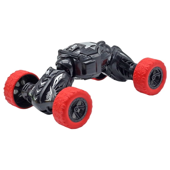 Twfbrm Pull Back Car Toys, 4 Wheels Drive 360°Rotating Stunt Car with Shockproof Structure, Friction Powered Push and Go Toy Cars Inertia Vehicles Toys Educational Baby Toys for Age 2 3 4 5 6 Boys