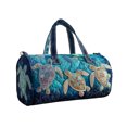 thumbnail image 1 of Twfbrm Quilted Duffle Bag, Beach Style Turtle Pattern Embroidered Weekender Bag with Handle, Large Capacity Luggage Bag Lightweight Carry On Tote & Gym Bag Travel Overnight Bag for Women Men, 1 of 6