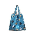 thumbnail image 1 of Twfbrm Reusable Shopping Bags, Large Capacity Floral Fabric Grocery Bag with Handles, Eco-Friendly Waterproof Foldable Tote Bags Portable Heavy-Duty Gift Bags Washable Beach Bags for Men Women, 1 of 8