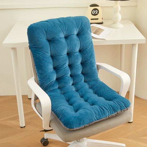 Twfbrm Rocking Chair Cushion, Soft Tufted High Back Chair Cushion with Ties, Non-Slip Bottom Chaise Lounger Cushion Seat Pads Memory Foam Seat & Back Cushion for Indoor Outdoor(40"L x 18"W x 4"H)