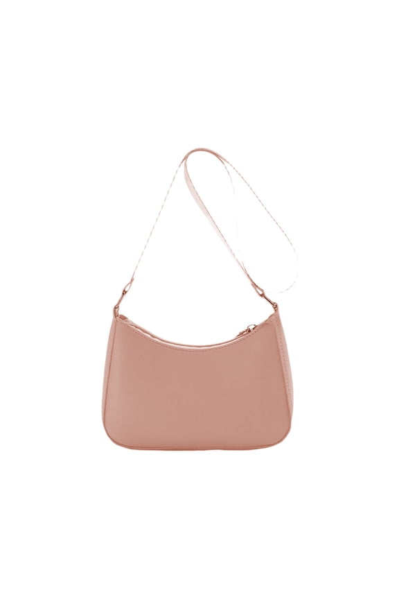 Shoulder Bags for Women, Trendy Crescent Bag PU Leather Clutch Purse with Zipper Closure, Classic Small Hobo Tote Bags Top Handle Handbag Retro Underarm Purse for Work Travel Shopping