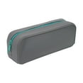 thumbnail image 1 of Twfbrm Silicone Pencil Case, Large Capacity Pencil Pouch with Zipper, Aesthetic Stationery Organizer Waterproof Pen Holder Portable Travel Cosmetic Storage Bag Office Supplies, Gray, 1 of 9