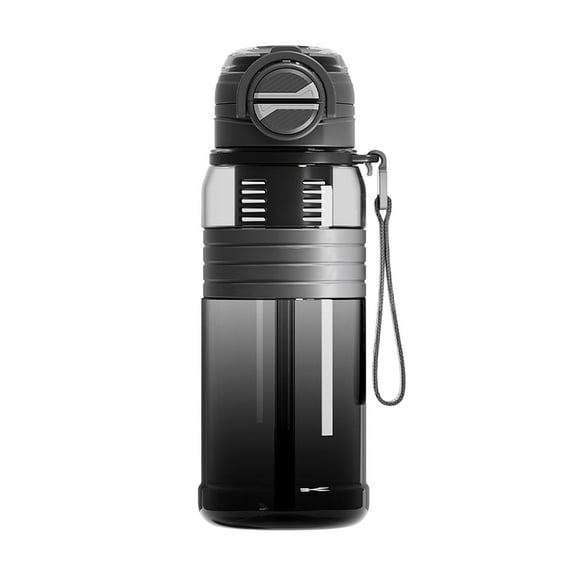 Twfbrm Sports Water Bottle with Straw, 27oz Leakproof Water Bottles with Lockable Flip Top Lid, Portable Drinking Bottle with Strap and Strainer, BPA-Free Tritan Water Flask for Travel Gym Outdoor