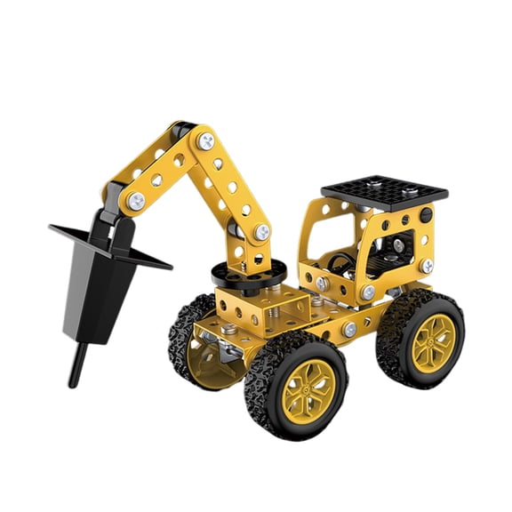 Twfbrm Stem Building Projects Toys for Kids Boys Erector Sets Metal Building Construction Assembly Toys Model Excavator Kits Model Car Kits to Build Birthday Gifts for Kids 8-16