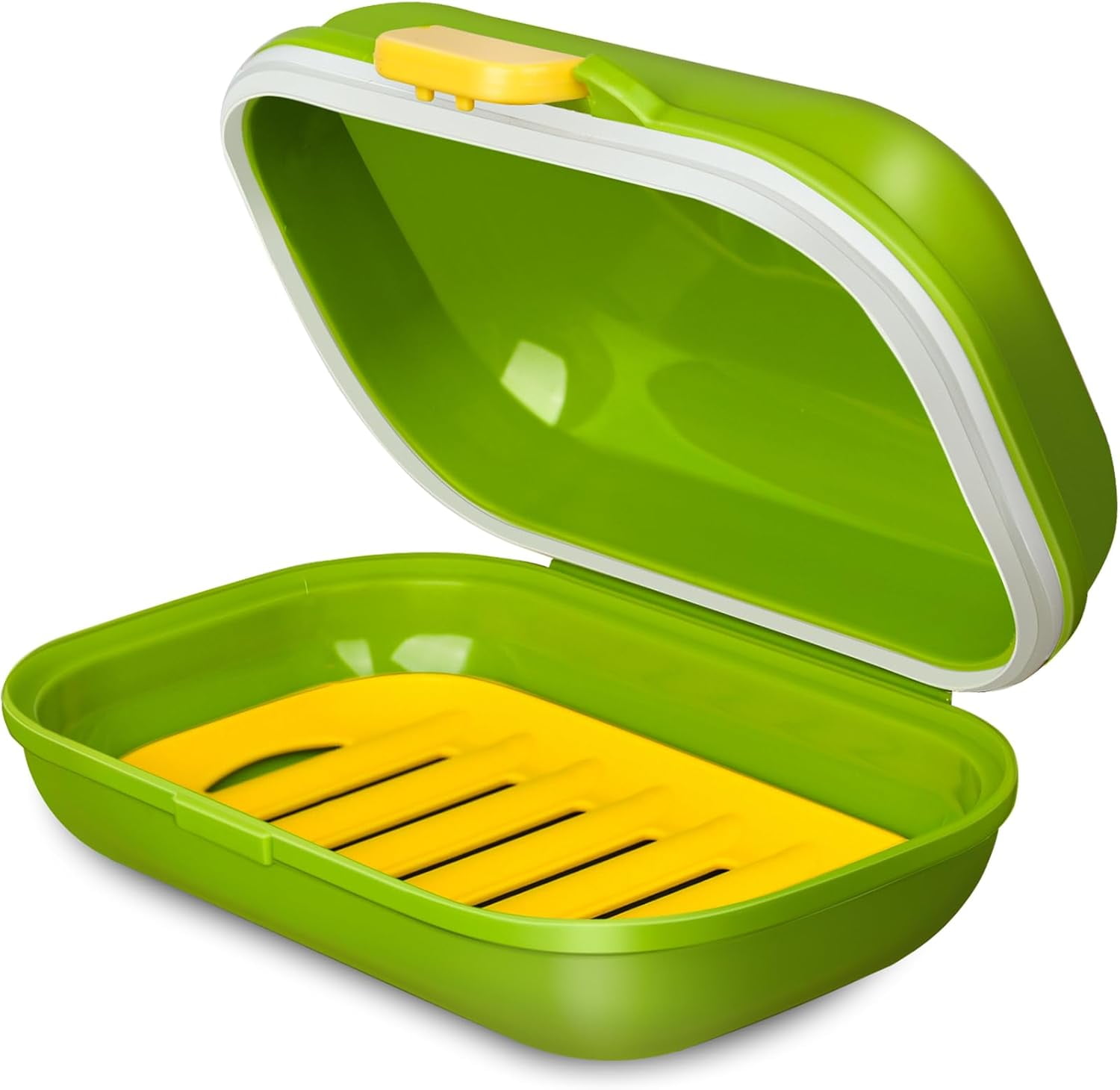 Twfbrm Travel Soap Case with Lid, Portable Soap Container with Draining ...