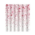 thumbnail image 1 of Twfbrm Valentine's Day Heart Shower Curtain, Romantic Falling Red Hearts Fabric Bathroom Curtain with Hooks Set, Valentines Bathroom Decor Waterproof Fabric Bath Curtains Home Decorations, 1 of 7