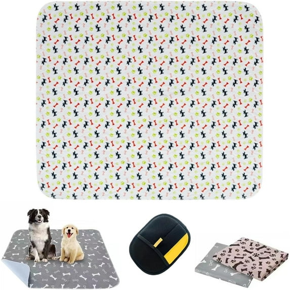 Twfbrm Washable Pee Pads for Dogs and Cats, 28"x32" Super Absorbent Reusable Puppy Pads, Leak-Proof & Non-Slip Potty Training Pads Waterproof Dog Pads for Whelping, Crate, Playpen, Bed, Sofa