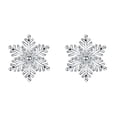 thumbnail image 1 of Twflaqlo Dazzling Snowflake Necklace And Earrings Set Cubic Zirconia For Women Jewelry Sets Jewelry, 1 of 8