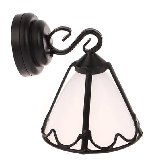 Living Room Wall Lamp Figure Model Realistic Sconce Vintage Life Scene Dolls House Pretend Game Furnishings