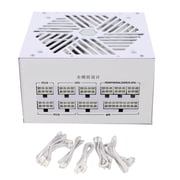 TwhqxjCN 110-240V Fully Modulars 850W Computer Power Supply Unit with Silents 120mm White Fan for Efficient Cooling