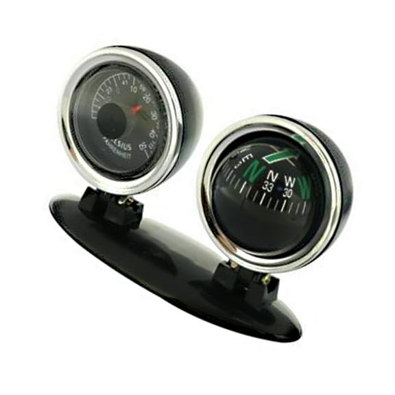 Car Dashboard Guide Accessory With Integrated Compasses Thermometers For Vehicles Truck Long Journeys