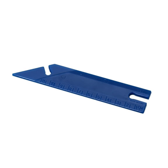 TwhqxjCN 5-1/2" Button Gauges & Point Turners, 1 Count Guage & Turners, Blue, Patchwork Measuring Drawing DressmakersRuler Plastic