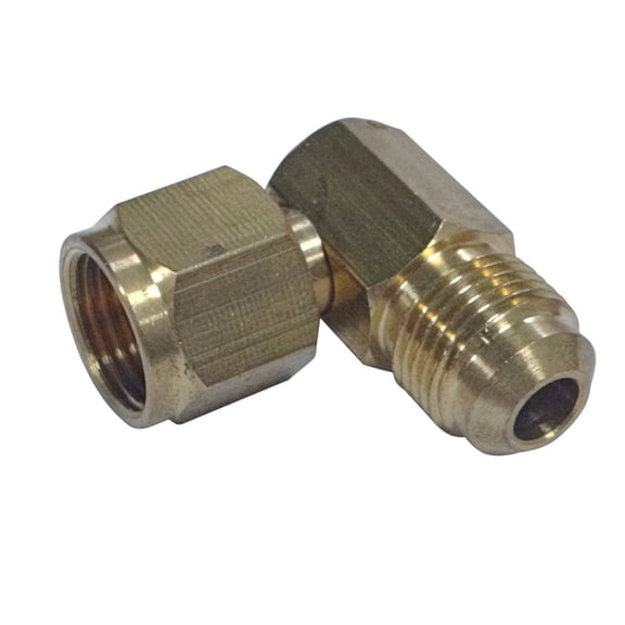 TwhqxjCN 5/8" Brass Connector Fitting Erosion Resistant & Secure Leak Proof Adapter 90 Degree Elbow for Appliances