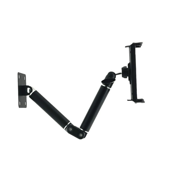 TwhqxjCN Adjustable Vertical 2 Section Tablet Wall Mount Bracket, Large Size Tablet Wall Holder for 4 13inch Tablets and Phones