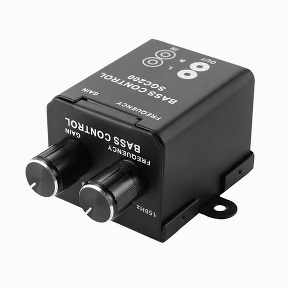 TwhqxjCN Auto Car Remote Amplifier Subwoofer Car Sound Controller Bass Controller Bass Controller Frequency Controller