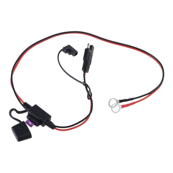 TwhqxjCN Connectors to Rings Terminals Harness 10A Fuses Protections 2 Pin Quickly Disconnects Plugs Battery Extension Cable
