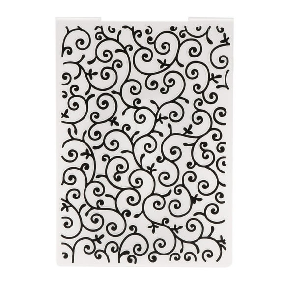 TwhqxjCN Flower Vine Plastic Embossing Folder Template for Scrapbooking Photo Album Card Paper Making Craft Decoration Plastic