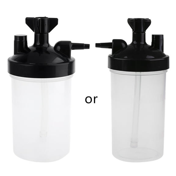 TwhqxjCN Humidifying Cup Humidifier Water Bottle for Oxygen Regulator High Flows Oxygen Bubbler Bottle for Oxygen Concentrators