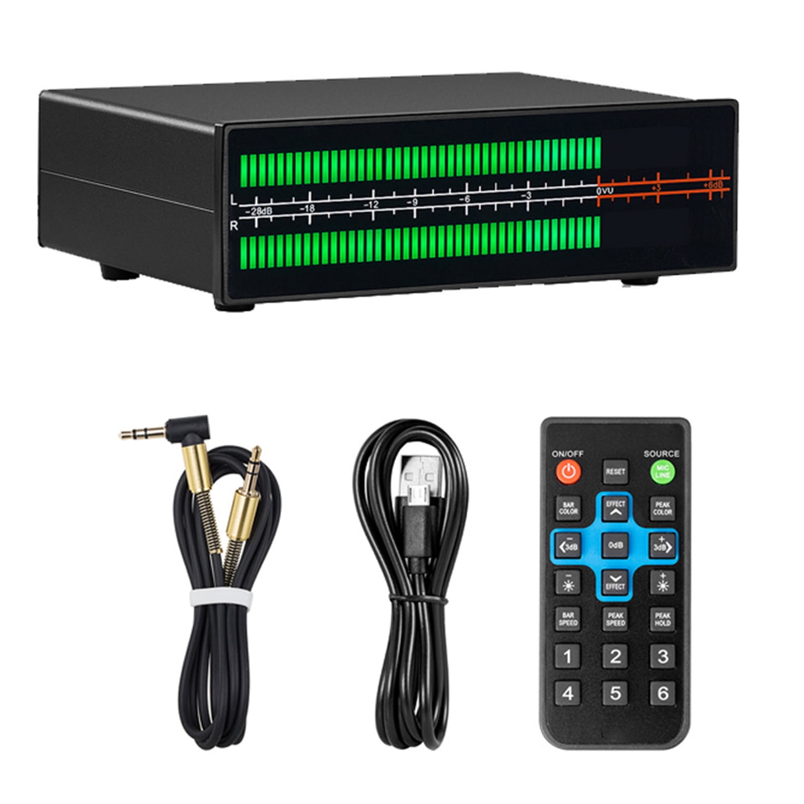 TwhqxjCN Music Spectrum Display With LED Screen, Auditory Sound Meter ...