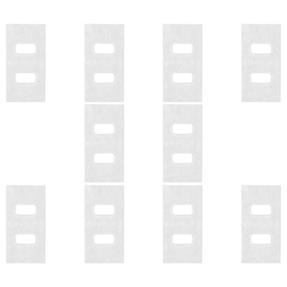 TwhqxjCN Pack of 10 Vertical Blind Repair Tabs Clear Venetians Fixer Vertical Blind Replacement Slats Repair for Homes & offices