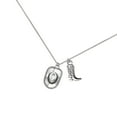 thumbnail image 1 of Laikoutd Vintage Western Cowboy Hat Boot Charm Pendant Necklace Adornment For Women Punk Jewelry Gifts Party Accessories, 1 of 4