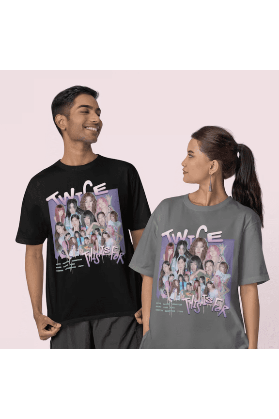 Twice 2026 World Tour in US T-Shirt, TEN The Story Goes On Retro Graphic Tee, WE02
