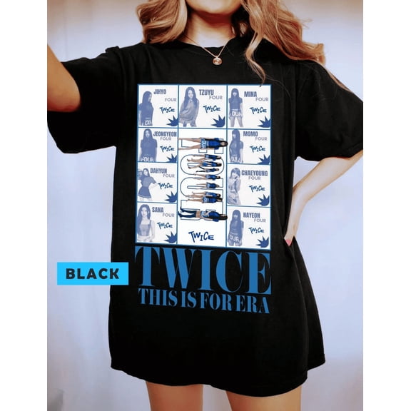 Twice 2026 World Tour in US T-Shirt, TEN The Story Goes On Retro Graphic Tee, WE03