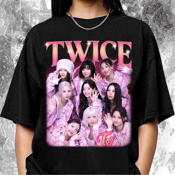 Twice 2026 World Tour in US T-Shirt, TEN The Story Goes On Retro Graphic Tee