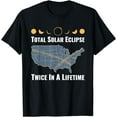 Twice In A Lifetime Solar Eclipse Shirt 2024 Total Eclipse TShirt Black Tshirt