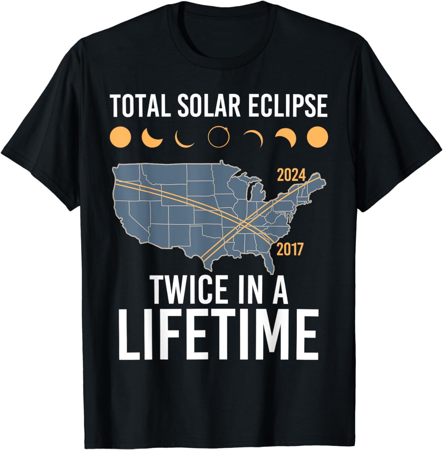 Twice In A Lifetime Solar Eclipse Shirt 2024 Total Eclipse TShirt