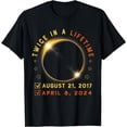 thumbnail image 1 of Twice In A Lifetime Solar Eclipse Shirt 2024 Total Eclipse T-Shirt, 1 of 4