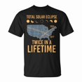 thumbnail image 1 of Twice In A Lifetime Solar Eclipse 2024 Total Eclipse T-Shirt – Unique Celestial Event Graphic Tee for Men Women Kids, April 8 Totality Celebration Shirt, Astronomy Lover’s , Size 2XL, Color Black, 1 of 3