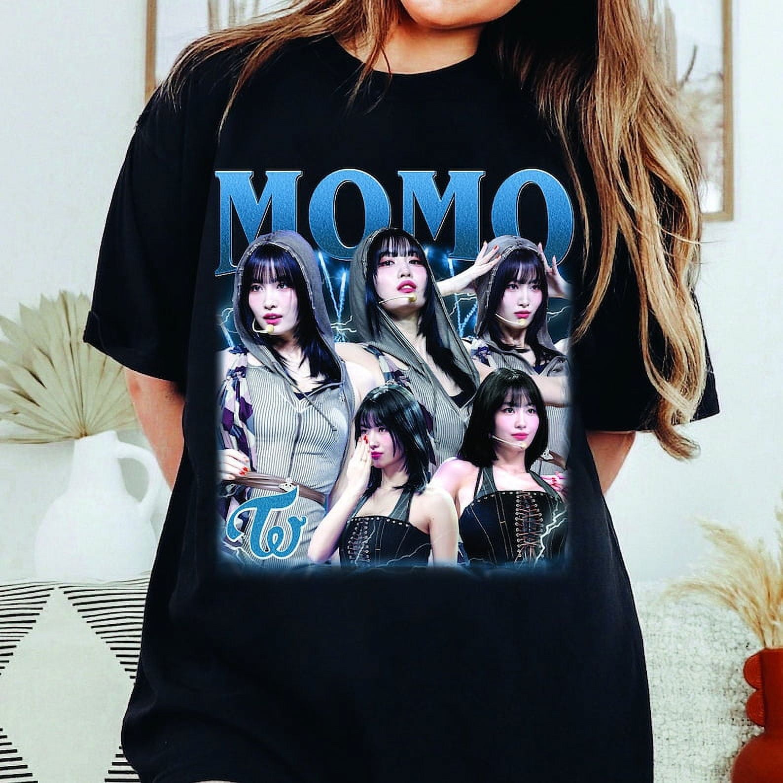 TWICE THIS IS FOR モモTシャツ MOMO Lサイズ TWICE OFFICIAL