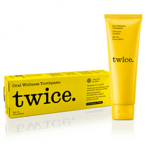 Twice Naturally Whitening Fluoride-Free Toothpaste - Activated Charcoal/Icy Mint - 3.4oz