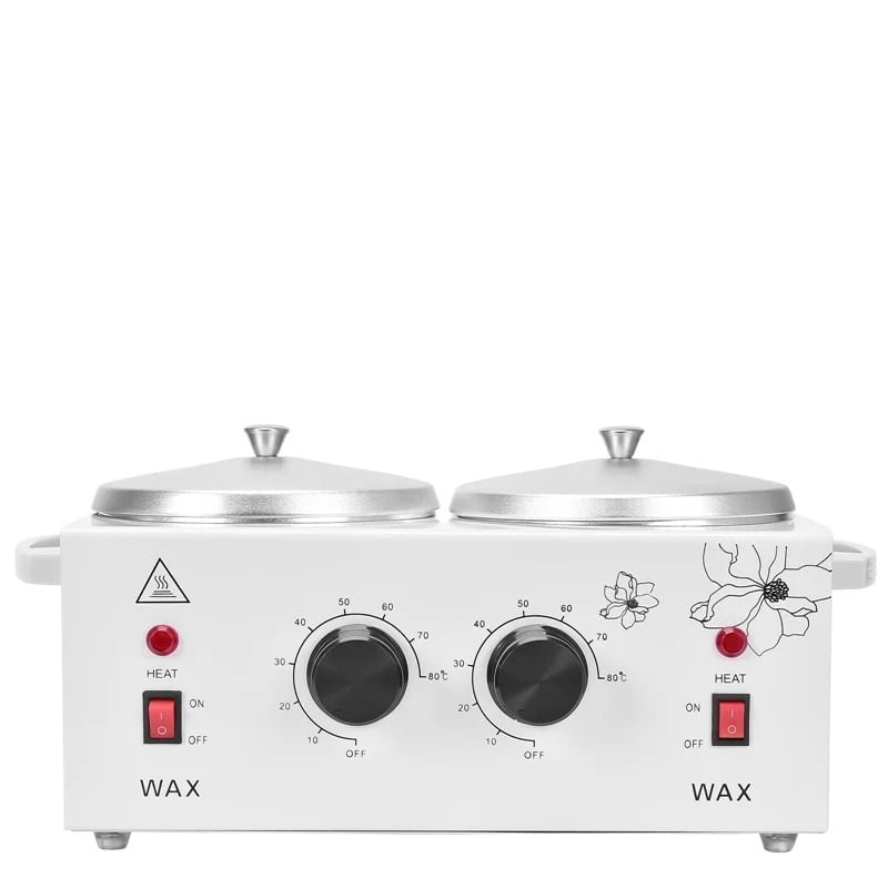 Twice Pots Warmer Machine Professional Hair Removal Paraffin Wax Heater ...