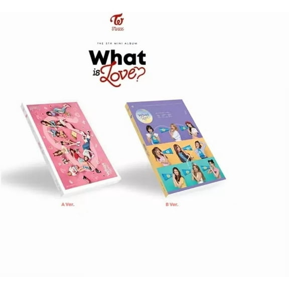 Twice - What Is Love? - Random Cover - incl. Photobook, Photocards, Scratch Photocard, Postcard, Lyrics Book + Sticker - Music & Performance - CD