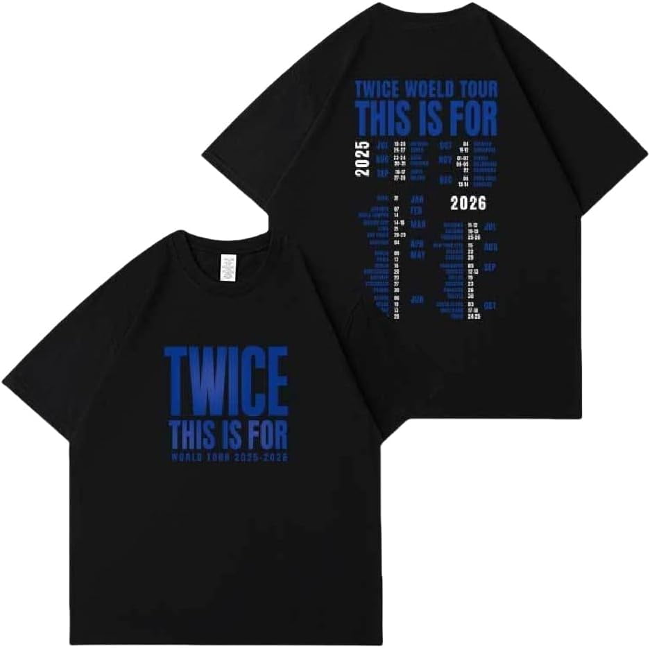 Twice World Tour This is for Cotton T - Shirt - Merch for Once