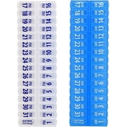 Twice-a-Day Monthly Pill Box Planner Set - AM & PM Medication Organizer for 31 Days Clear/Blue