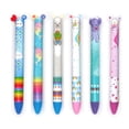 thumbnail image 1 of Twice as Nice 2 Color Click Pens - Rainbow Magic - Set of 6, 1 of 1