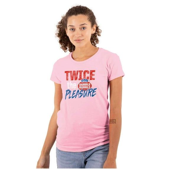 Twice the Pleasure Dubble Bubble Women's T Shirt Ladies Tee Brisco Brands S