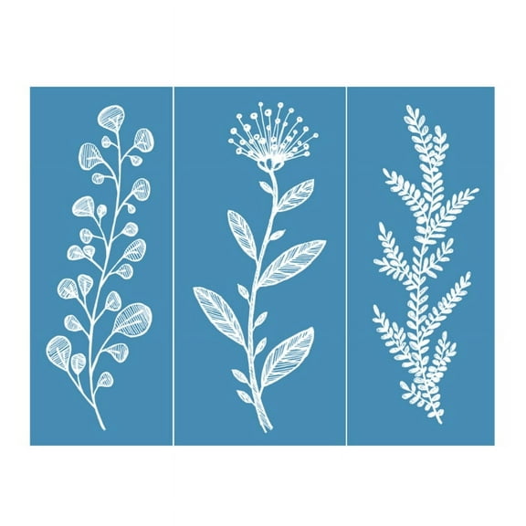 Twig Self-Adhesive Silk Screen Printing Stencil Reusable Sign Stencils Painting