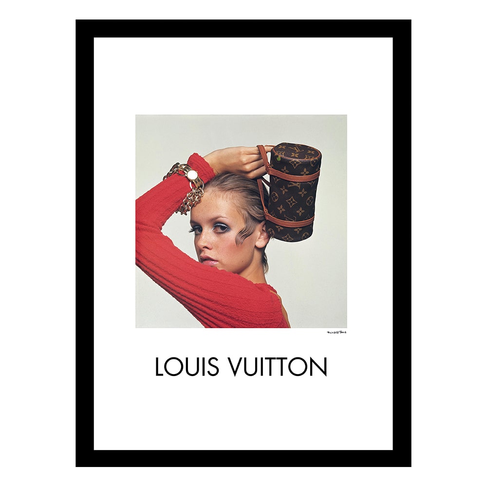 Twiggy Designer Fashion Framed Print