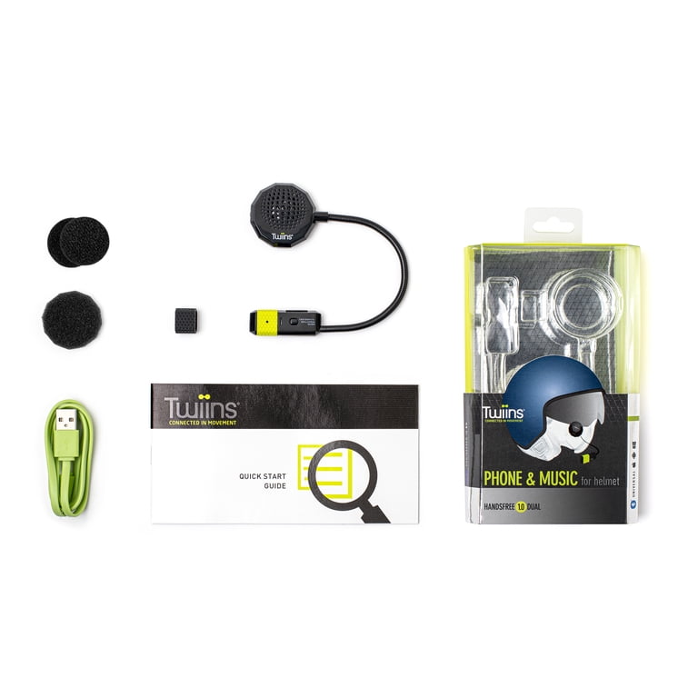 Twiins HF 1.0 Bluetooth Motorcycle Helmet Communication Headset (Single Speaker) - Walmart.com Twiins HF 1.0 Bluetooth Motorcycle Helmet Communication Headset (Single Speaker) - Walmart.com