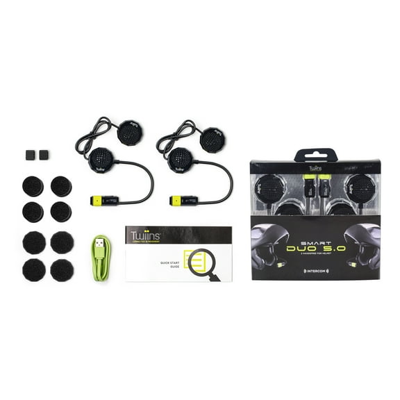Twiins HF Smart Duo Bluetooth Motorcycle Helmet Communication Headset
