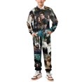 thumbnail image 1 of Twilight 2 Piece Outfits Hoodie Sweatsuits Set Sweatpants Long Sleeve Sweatshirt Matching Joggers Tracksuit Sets, 1 of 7